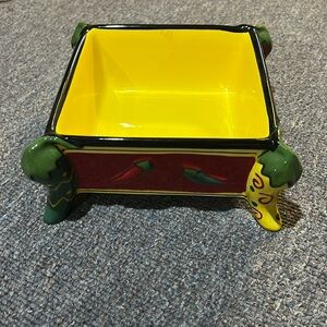 Chili pepper Decorative ceramic container